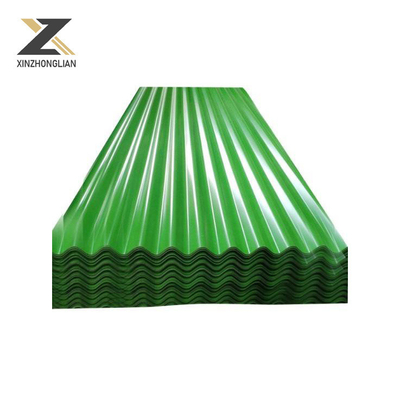 DX51D SGCC Степень 0,12-0,85 мм PPGI/PPGL/Gi Гофрированный лист 30-150 g Горяче-погруженный оцинкованный кровельный панель кровельный лист покрытые стальные листы