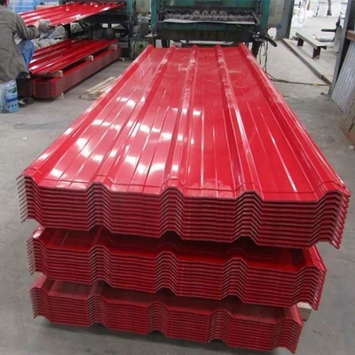 600-2000мм Dx51d Dx52D SGCC горячепогруженный гофрированный оцинкованный стальной металлический кровельный лист