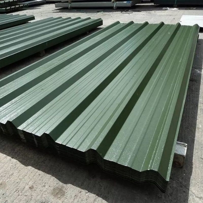 600-2000мм Dx51d Dx52D SGCC горячепогруженный гофрированный оцинкованный стальной металлический кровельный лист