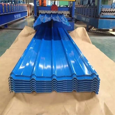 ASTM AISI SGCC Dx51d Dx52D 0.12-6mm Красный Синий Полный жёсткий цвет Покрытый цинком Металлический гофрированный кровельный лист Гофрированный стальной кровельный лист