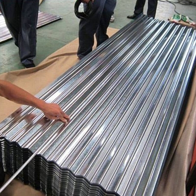 Оцинкованный JIS ASTM AS EN GB GOST Стандартный гофрированный кровельный лист