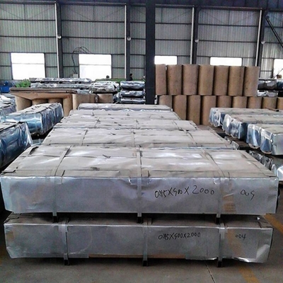 Dx51d Gi Z275 Цинковое покрытие оцинкованного гофрированного кровельного листа для запасов