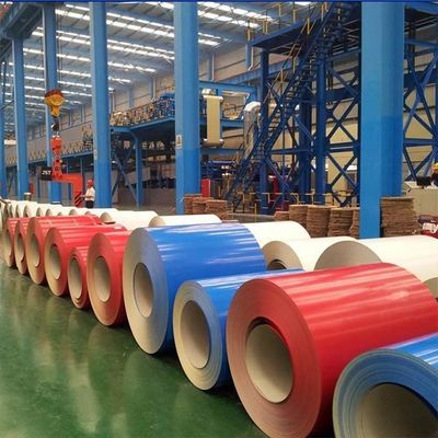 3.0-6.0T Период массы катушки Цвет покрытая стальная катушка PPGI 0.1mm-1.5mm*12.7mm-1500mm
