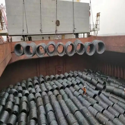 Черная поверхность Углеродистая сталь Металлический проволочный стержень для упаковки от горячего DIP цинкования