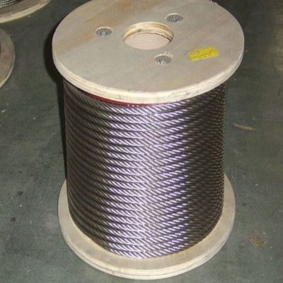 Стандарт GB 35W*7 Железная проволока для крана, устойчивая к вращению, не оцинкованная и оцинкованная