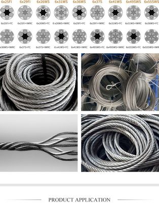 Стандарт GB 35W*7 Железная проволока для крана, устойчивая к вращению, не оцинкованная и оцинкованная