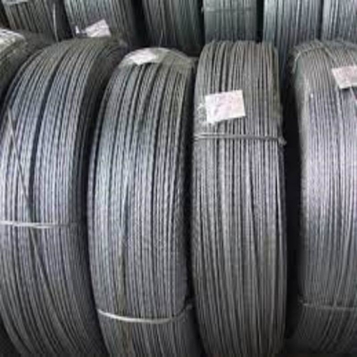 Сертификат CE ASTM A416m Зацинкованная стальная нить из проволоки ПК для предварительного затягивания бетона