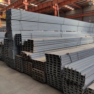 BS Standard 5-12m Длина ASTM A36 Сцинкованная сталь C канал для промышленных зданий