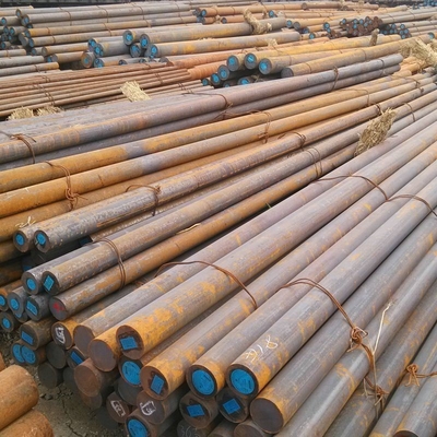 Стандарт AISI ASTM 1020 1045 1065 S45c Q235 Q355 S235jr S275jr S355jr Ss400 Металлические стержни Круглое резкое покрытие из углеродистой стали