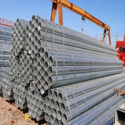GB Стандартная оцинкованная стальная труба/труба Q235 Q355 S235jr S275jr Ss400 для строительства