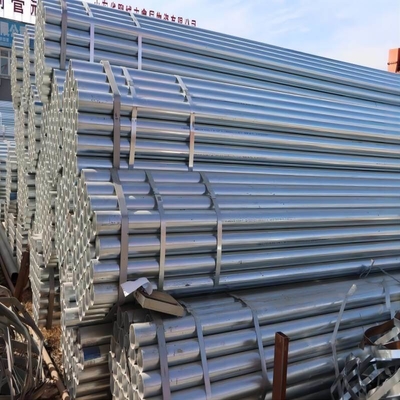 Оцинкованные трубы Q235 Q335 Ss400 Gi Steel Pre Hot DIP Оцинкованные трубы для строительства