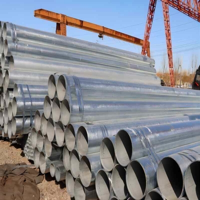 Секция Форма круглый оцинкованный стальной трубы Q235 Q345 4 дюйма горячее DIP