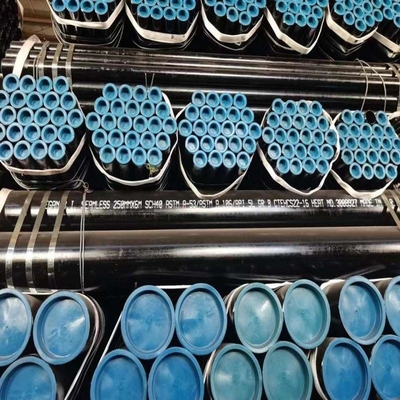 ASTM A106/ API 5L / ASTM A53 Grade B 2&quot;-48&quot; Углеродистая стальная бесшовная труба для нефтегазопроводов