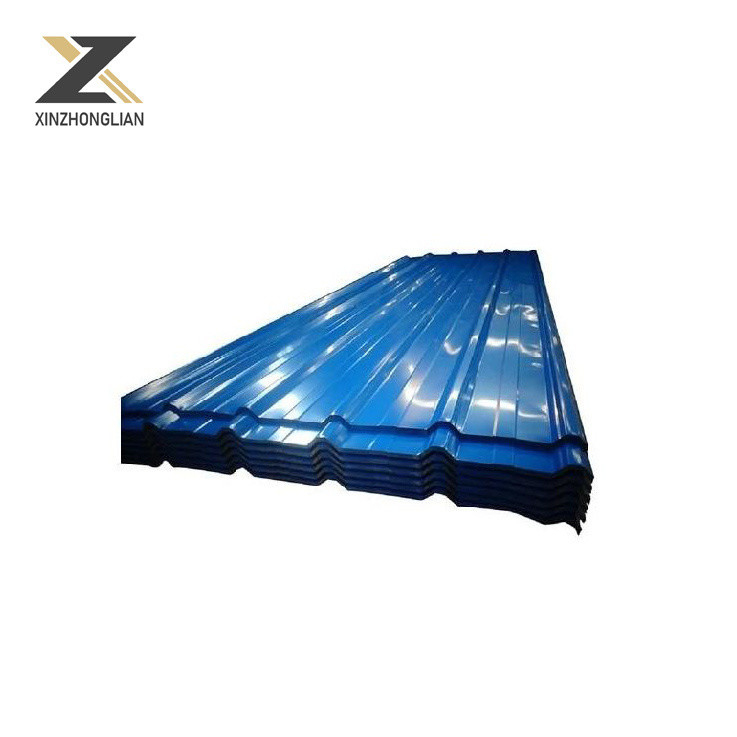 Предварительное покрытие S235jr/S355jr/Ss400/St37 Оцинкованный листовой металл Крыша гофрированная стальная плитка